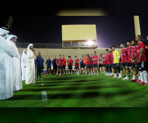 وكالة أنباء الإمارات - راشد بن حميد يشهد تدريبات " الأبيض" و يحث اللاعبين على تقديم أفضل ما لديهم - اخبار الامارات ENN