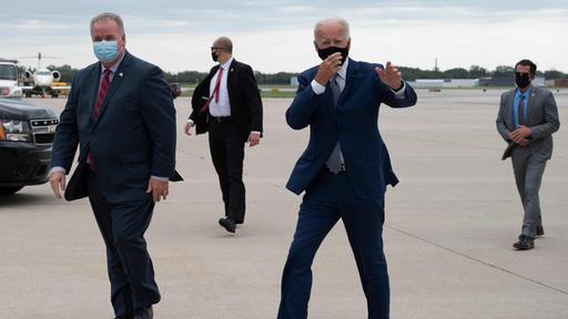 Besuch in Wisconsin : Biden folgt auf Trump