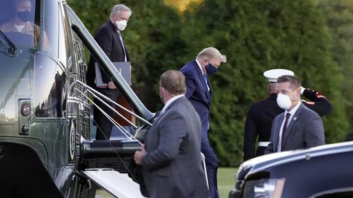 Leichte Symptome nach Corona-Infektion: Trump wird in Militärklinik behandelt