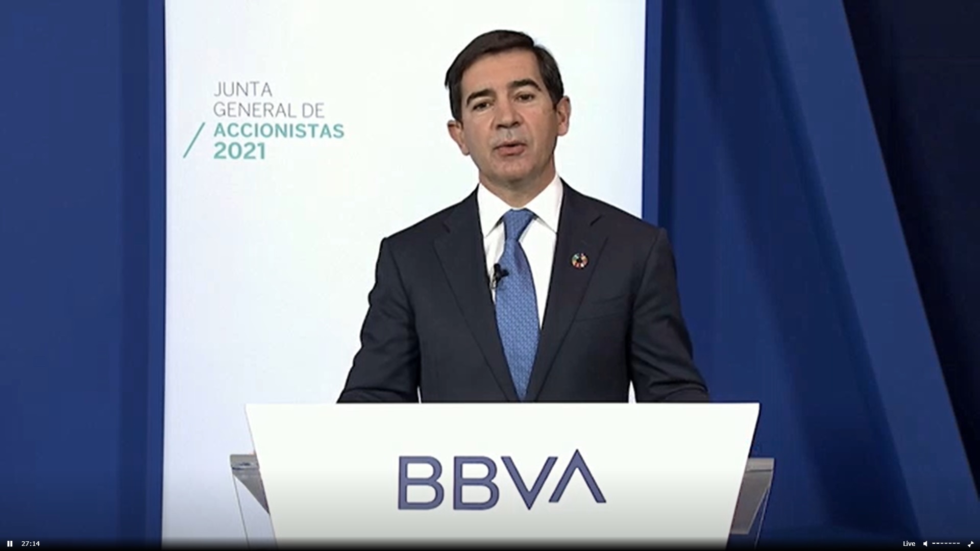 El BBVA gana 1.210 millones hasta marzo y deja atrás las pérdidas del año pasado