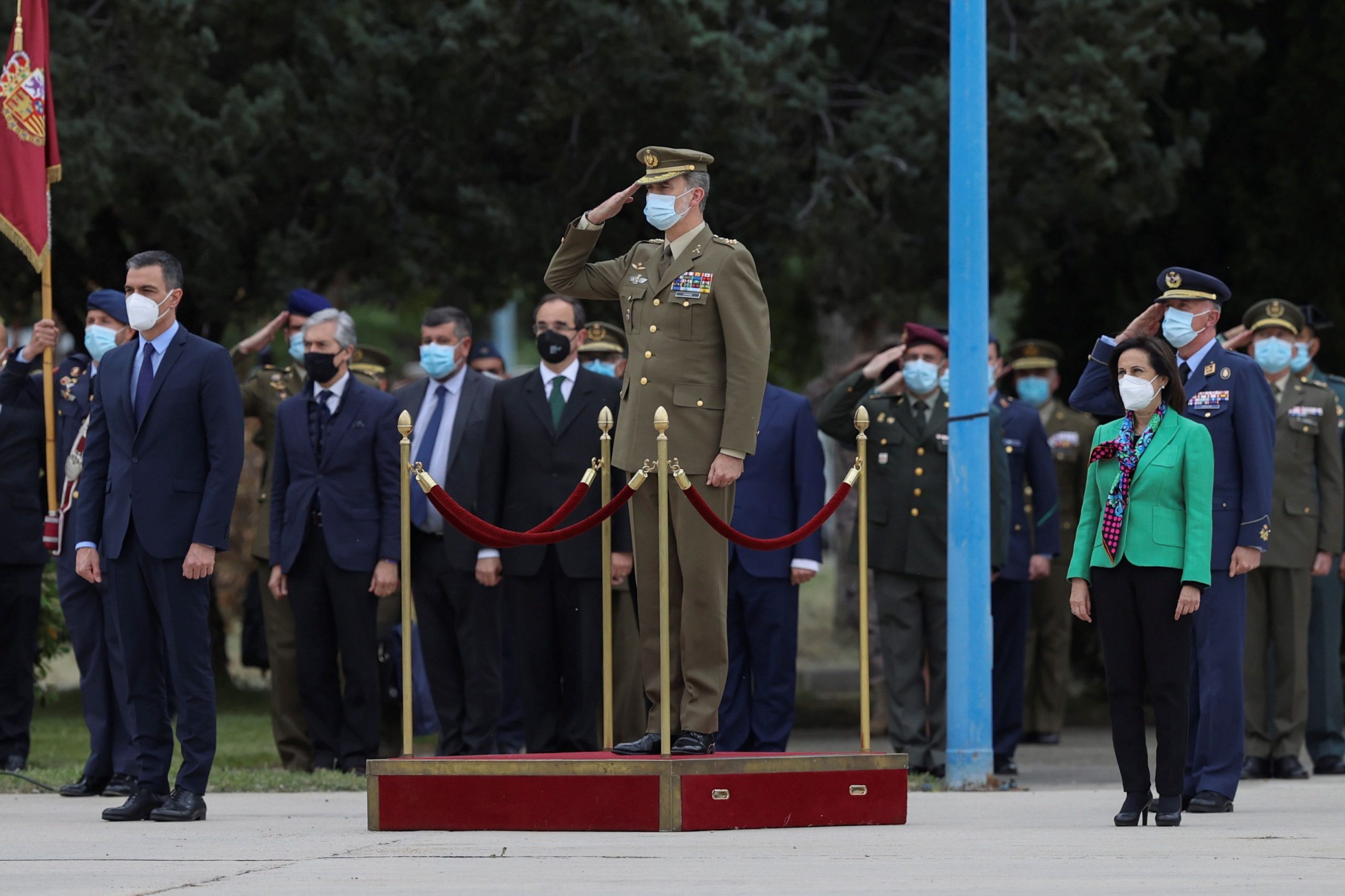 El Rey recibe en la base de Torrejón a los 26 ‘últimos de Afganistán’