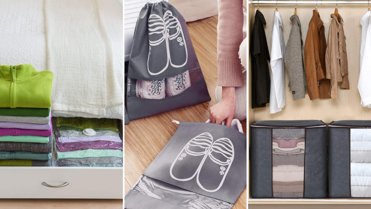 El cambio de armario más eficaz: 13 ideas baratas para ordenar la ropa y el calzado antes del verano