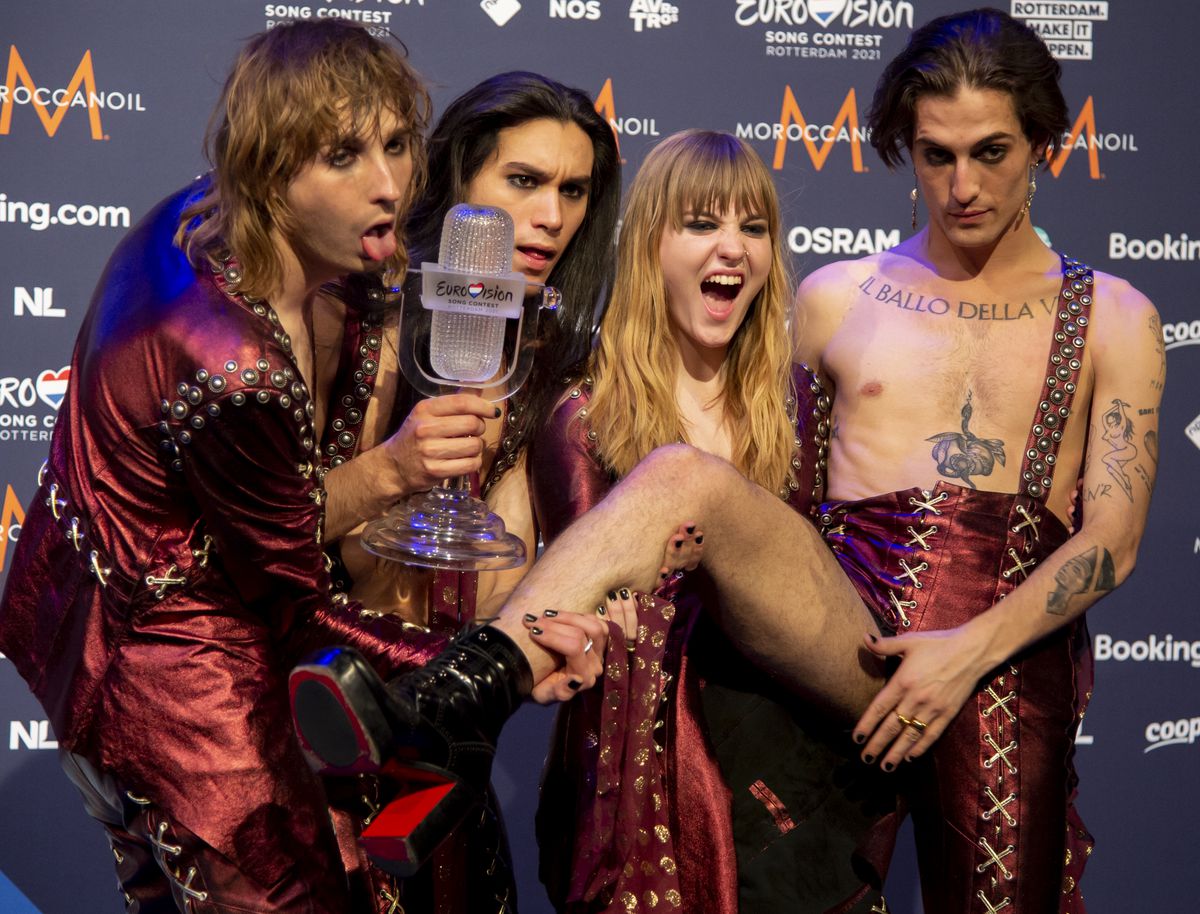 Måneskin, de las calles de Roma a ganar Eurovisión 2021