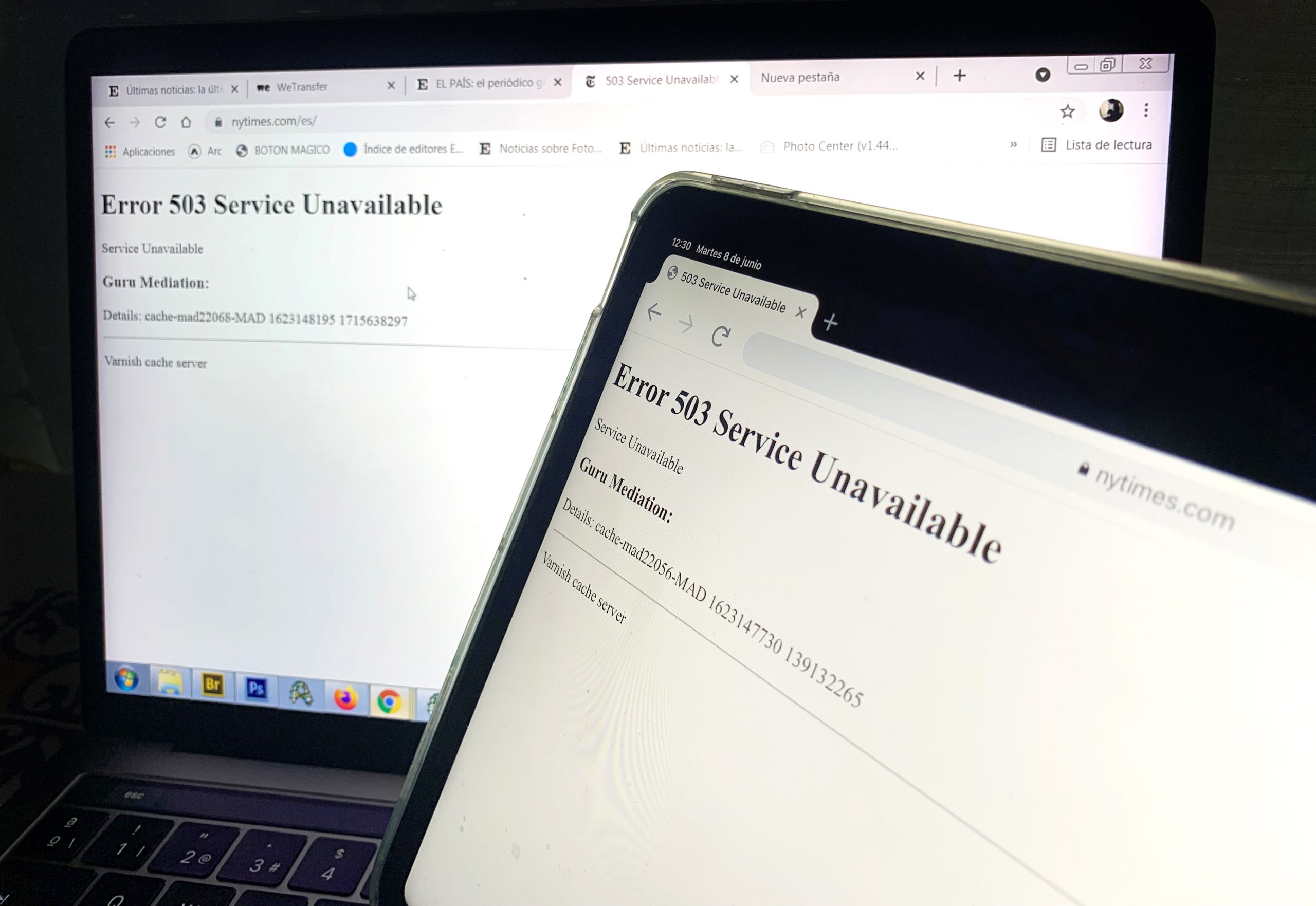 Un fallo global deja sin servicio a numerosas páginas de internet