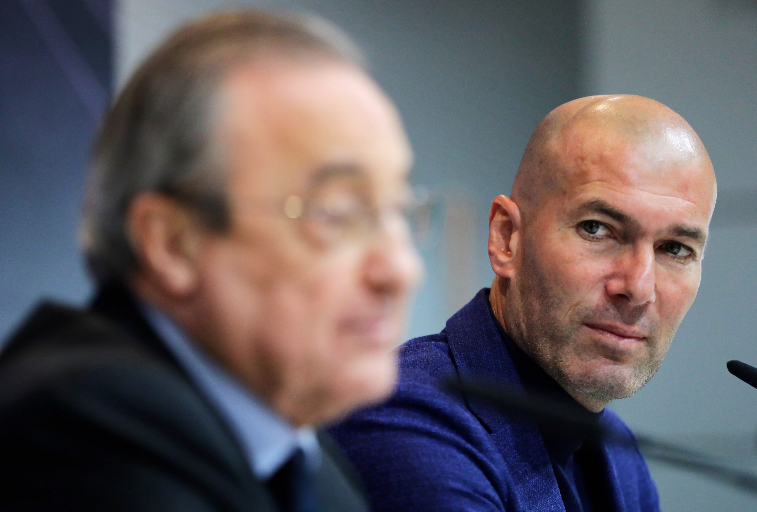 Zidane culpa a Florentino Pérez
