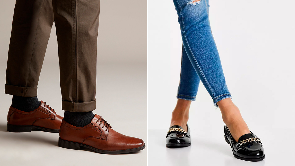 Mocasines, botas, derbys y más: 10 zapatos de hombre y mujer para volver a la oficina