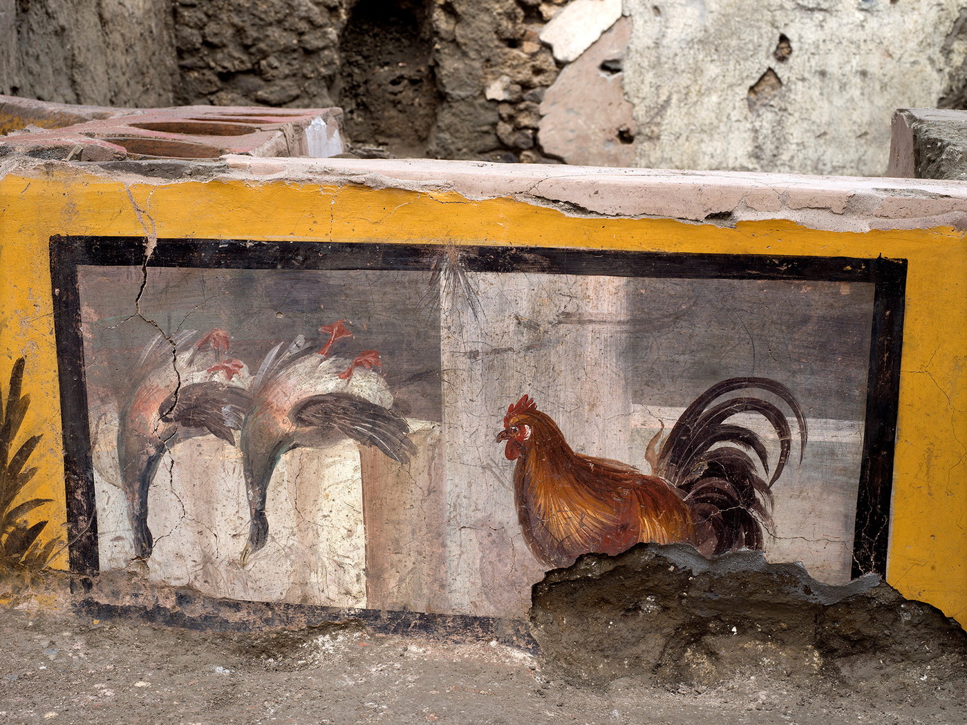 une cantine de rue découverte à Pompéi