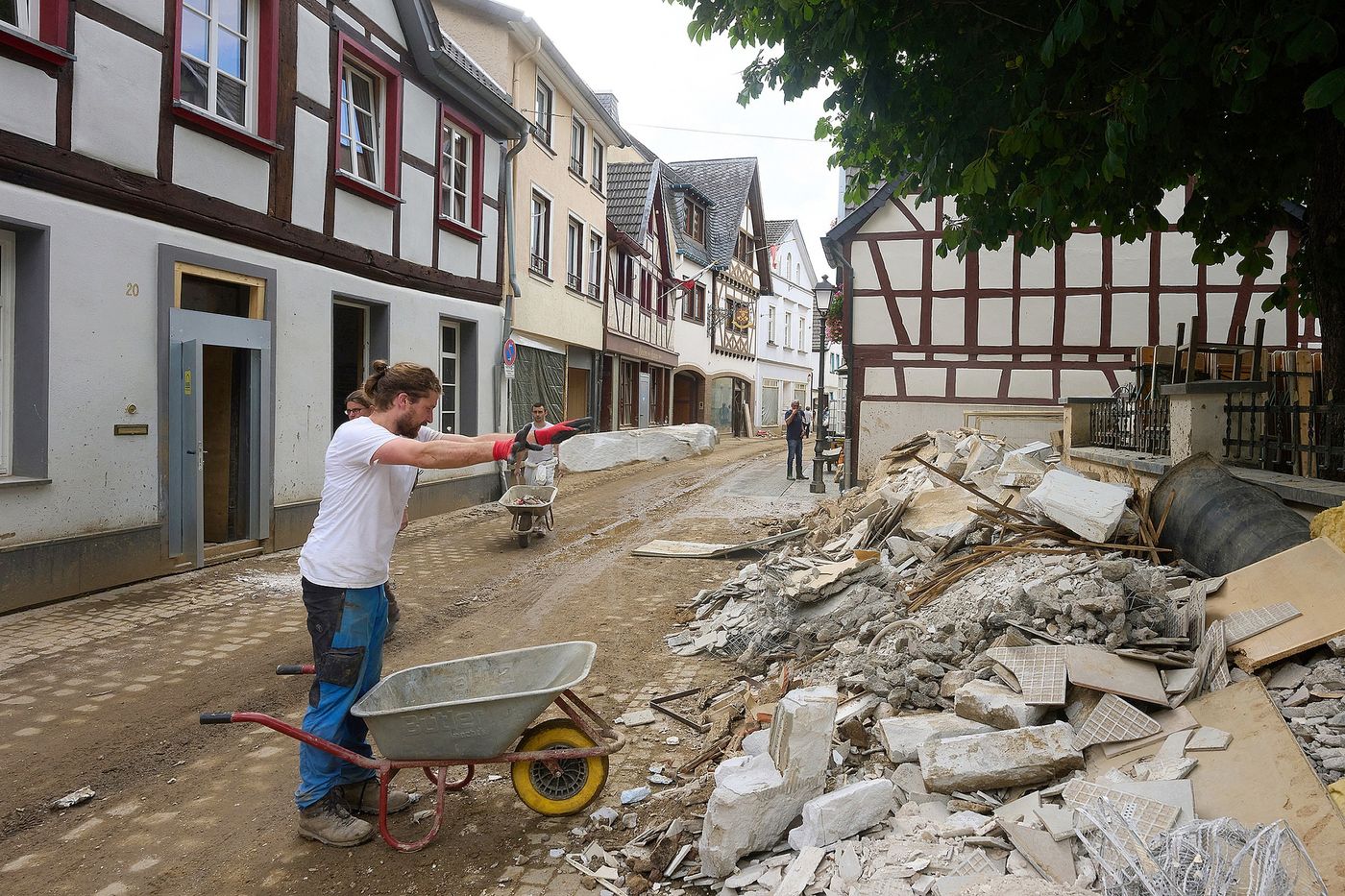 L’Allemagne se reconstruit, un mois après les inondations