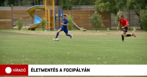 Nyilatkozott híradónknak a játékvezető életét megmentő focista