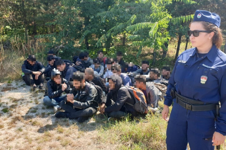 Huszonhárom határsértő Ásotthalomnál | A Magyar Rendőrség hivatalos honlapja