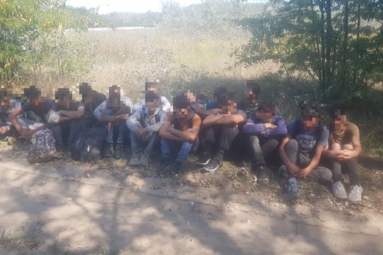 Tizennyolc illegális migráns Ásotthalomnál | A Magyar Rendőrség hivatalos honlapja
