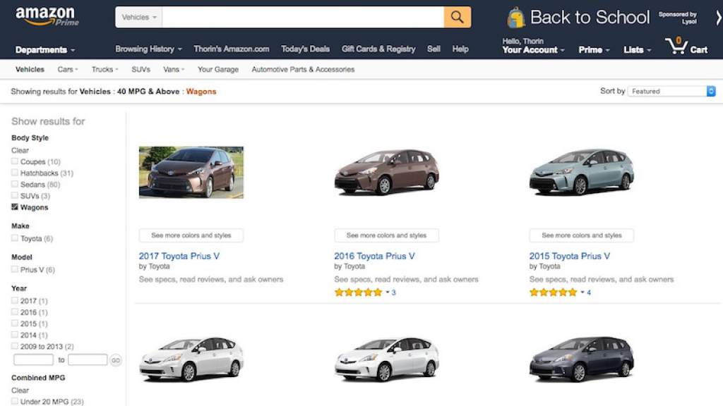 amazon vehicles