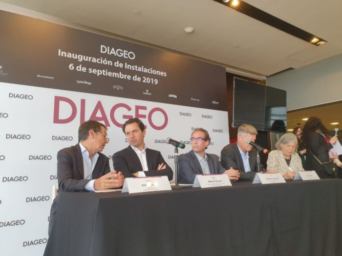 Diageo anuncia 250 MDD de inversiones en México