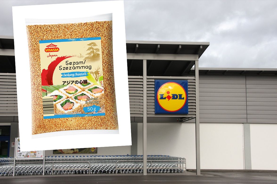 Sezam łuskany Vitasia z tlenkiem etylenu. Lidl wycofuje 3 partie i zwraca pieniądze