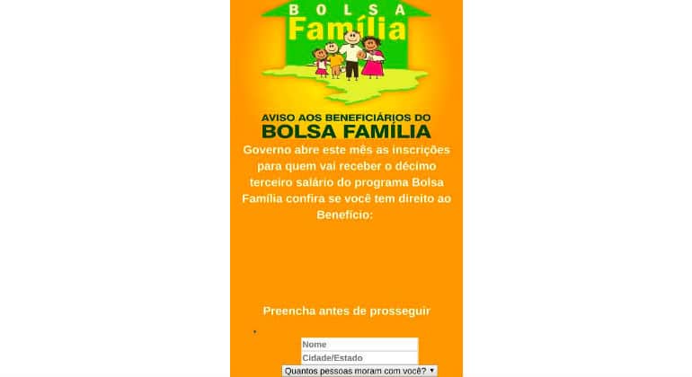 Novo golpe no WhatsApp visa lucrar com beneficiários do Bolsa Família