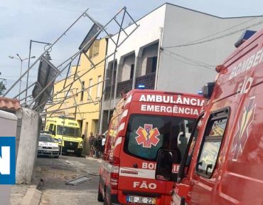 Queda de andaime faz três feridos em Esposende