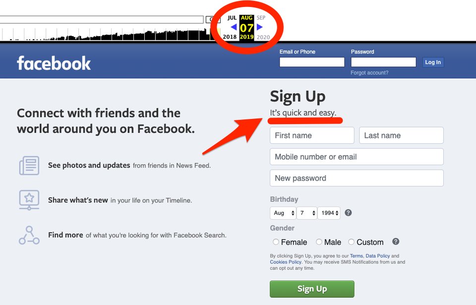 Facebook убрал слоган с информацией про бесплатное использование платформы