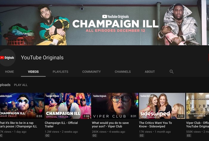 Некоторые видео на YouTube Originals откроют для бесплатного просмотра
