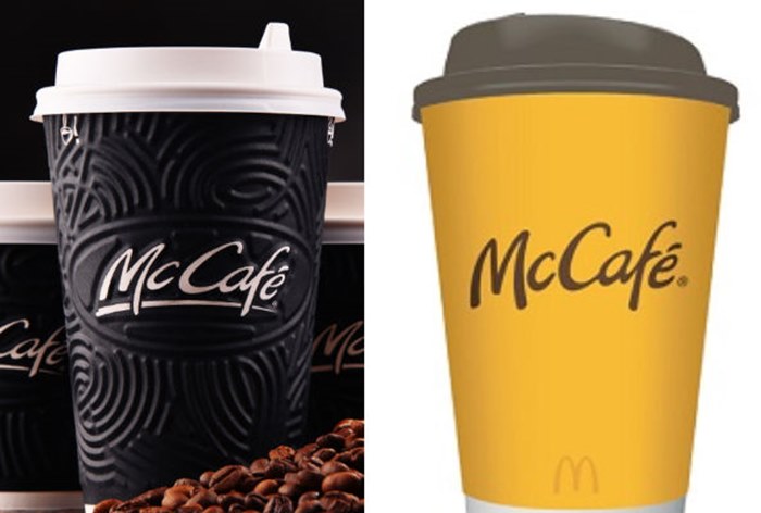 Сеть кофеен McCafé обновила логотип и фирменный стиль