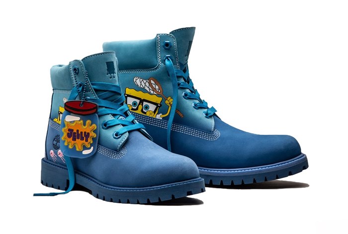Timberland выпустил коллекцию ботинок с Губкой Бобом