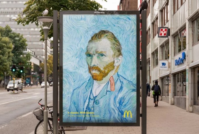 McDonald’s «приправил» беконом картины Ван Гога и Леонардо да Винчи