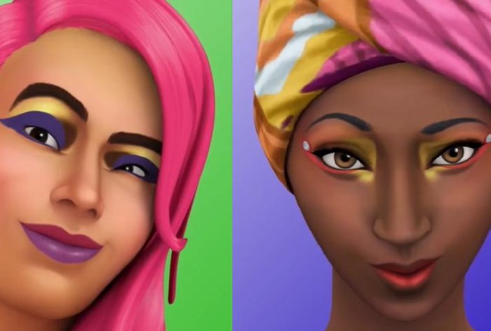 MAC сделал макияж персонажам The Sims 4