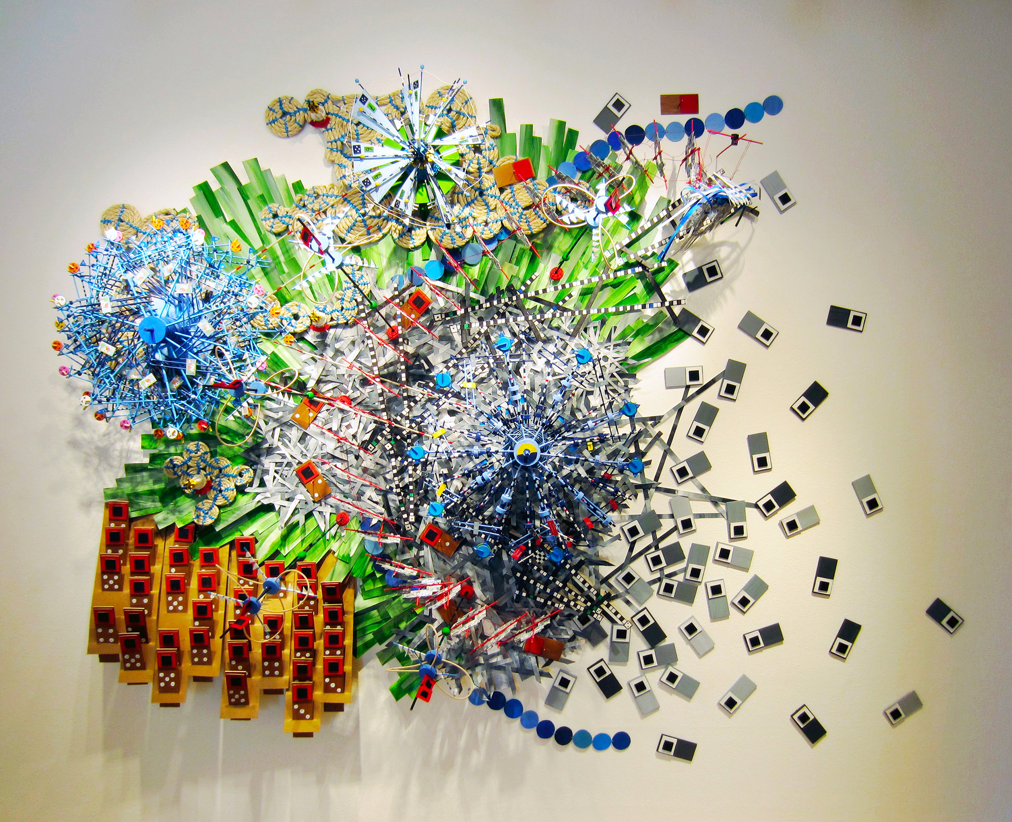 Meteorological Data Visualized as Mixed Media Sculptures by Nathalie Miebach