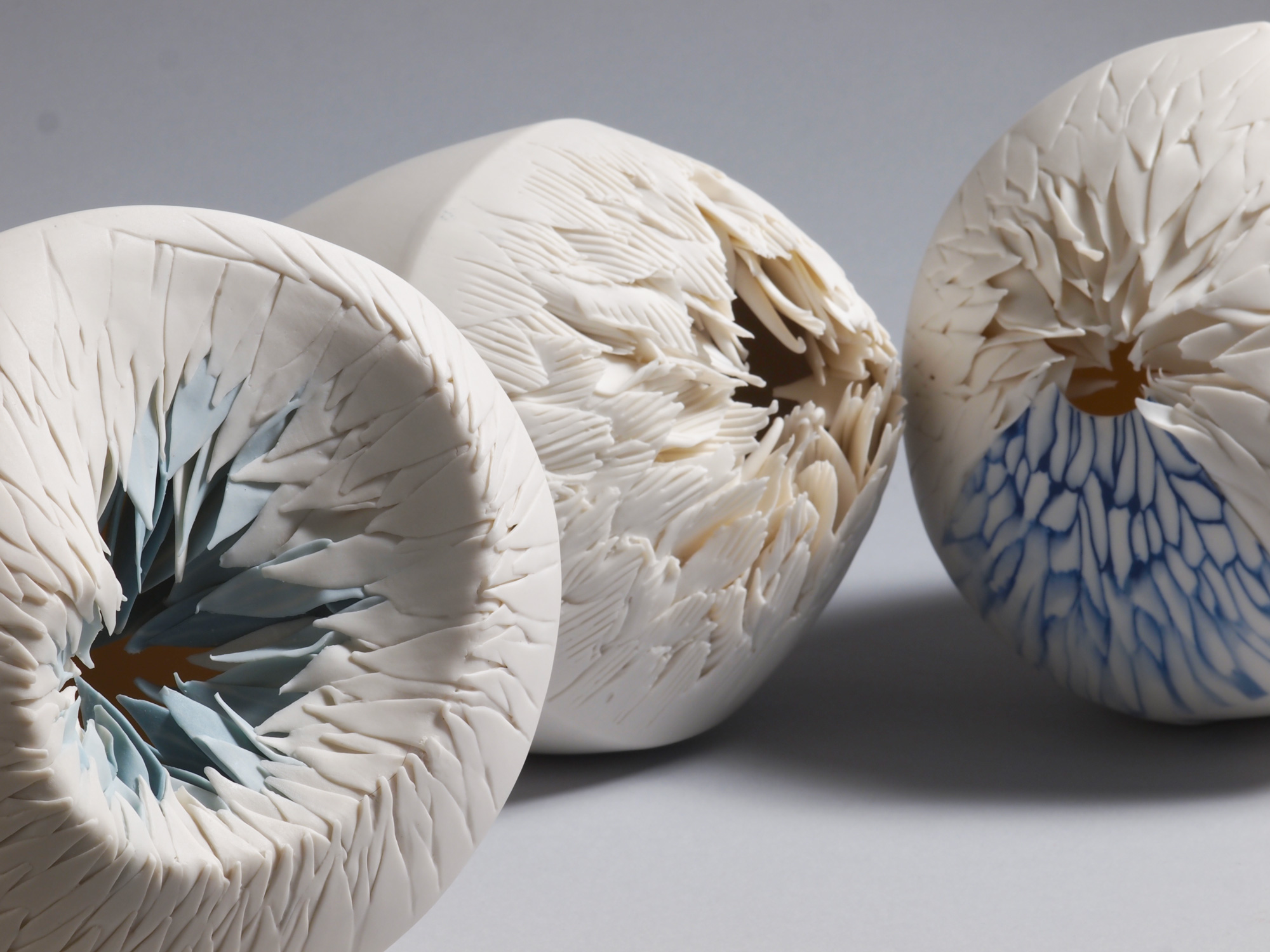 Sharp-Edged Porcelain Vessels by Martha Pachón Rodríguez