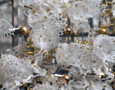 New Kinetic Floral Sculptures by Casey Curran Blossom Through a Series of Wires and Cranks