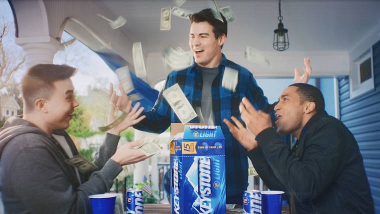 Keystone Light is offering young adults a year's worth of free rent