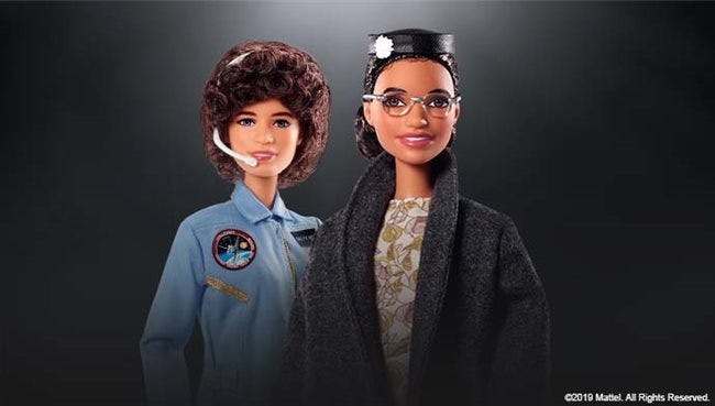 Rosa Parks and Sally Ride Barbie dolls: Two new collector dolls