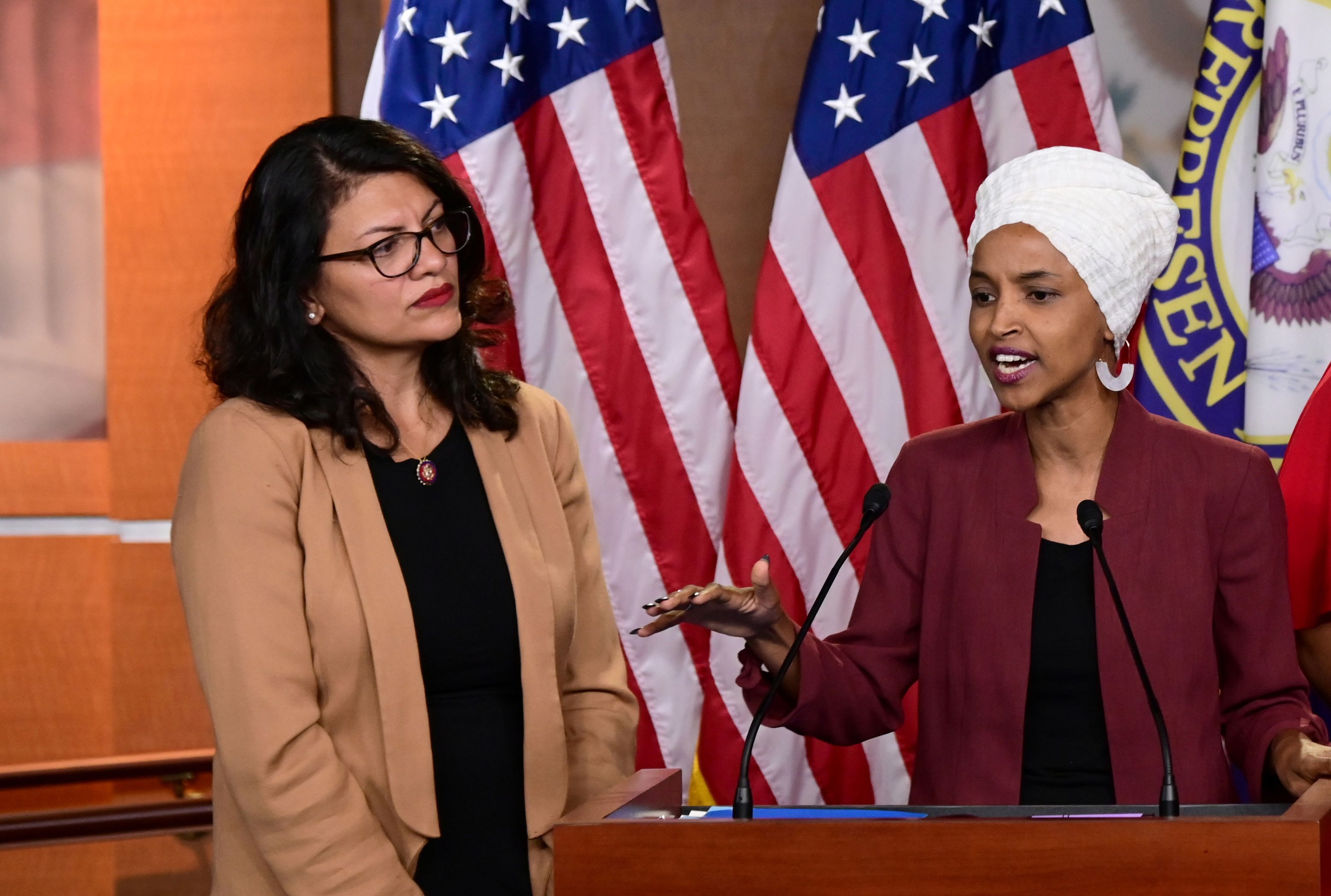 Israel bars Democrats Tlaib and Omar after Trump claims they hate 'all Jewish people'