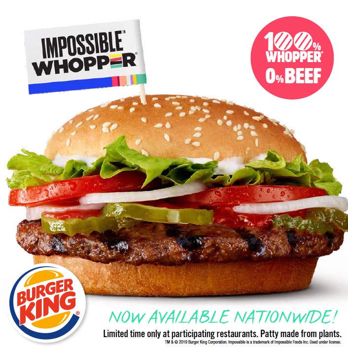 Vegan burger going nationwide Aug. 8