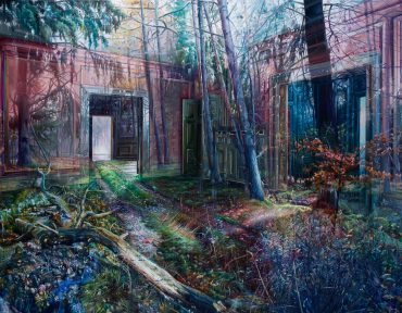 Multi-Layered Oil Paintings by Jacob Brostrup Blur Natural and Built Environments