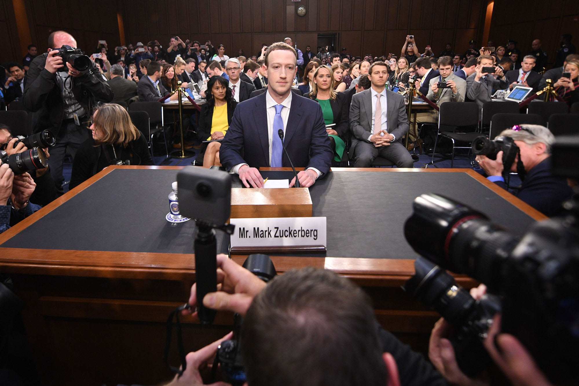 Zuckerberg meets senators to discuss tech regulations