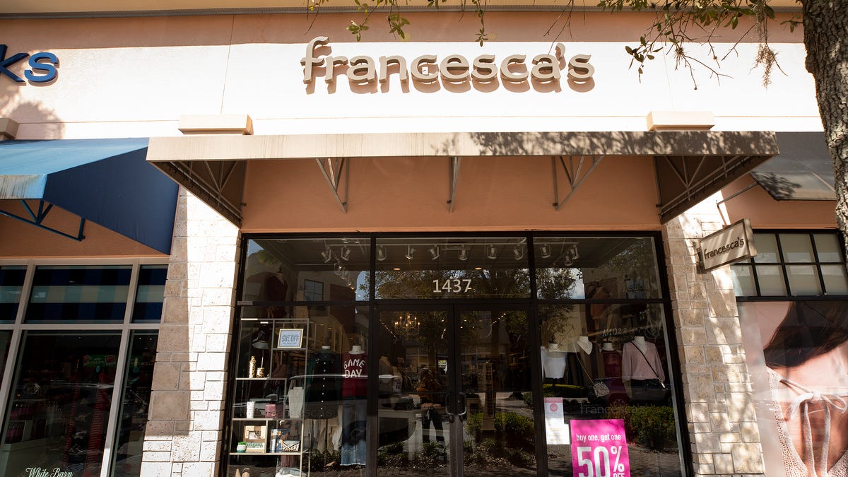 Francesca's files for Chapter 11 bankruptcy protection, plans to close 140 stores amid COVID-19