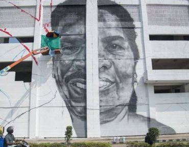 Chennai’s Indira Nagar MRTS sports a mural that raises awareness on HIV/AIDS