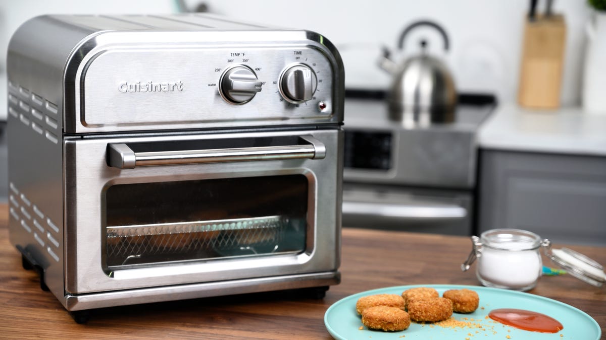This Cuisinart air fryer toaster oven is one of the best around—and on sale