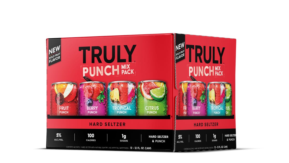'Biggest flavor yet': Truly Hard Seltzer launches punch variety pack in time for summer