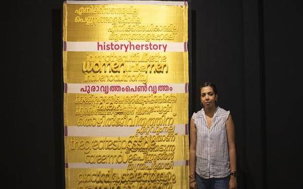 Lakshmi Madhavan’s installation ‘Hanging by a Thread’ at Alappuzha blends art with life